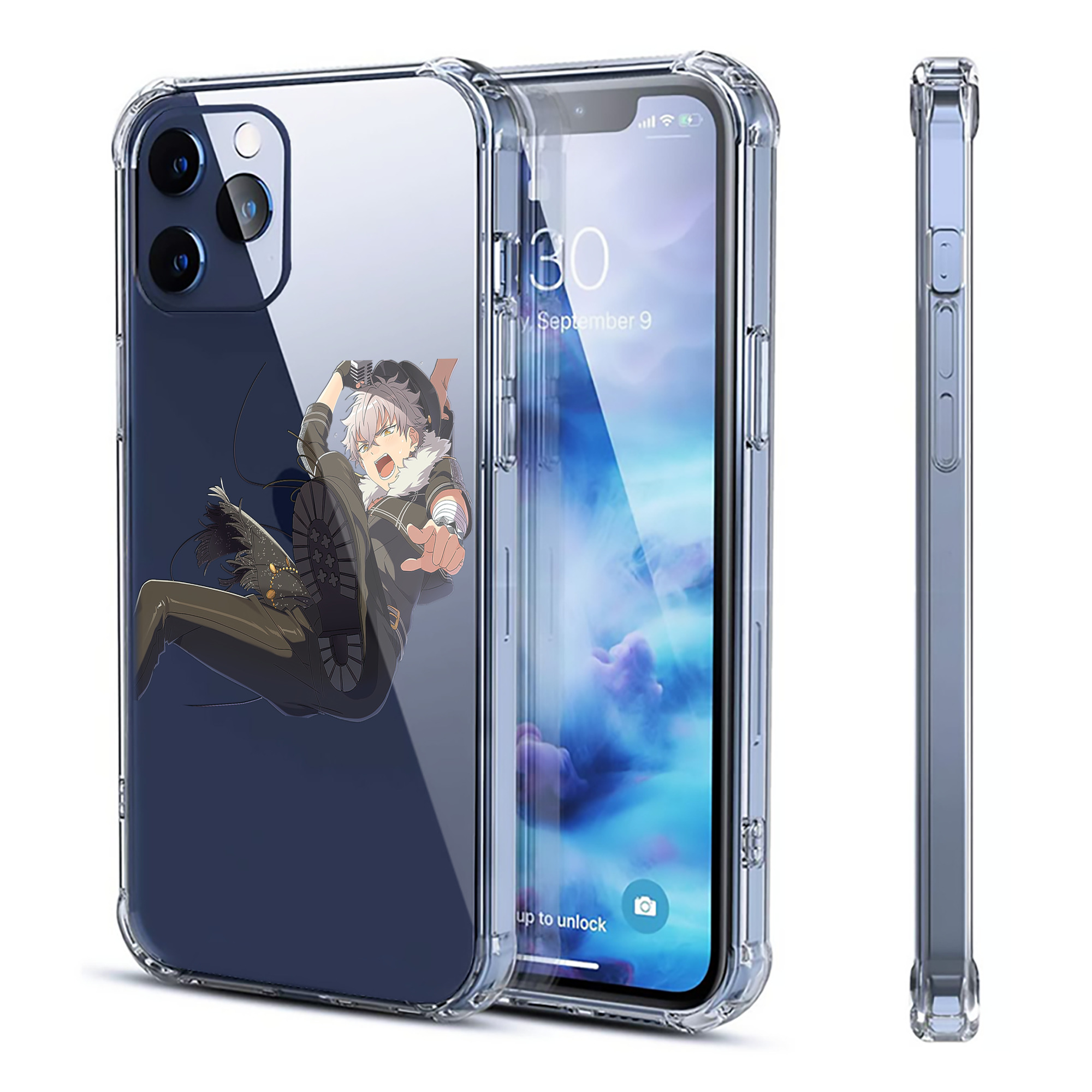 （画像用） あんさんぶるスターズ! Ensemble Stars 【iPhone 12シリーズ対応】透明スマホケース（クリアソフトケース）